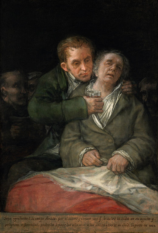 Francisco Goya (1746–1828), Goya curato dal dottor Arrieta …