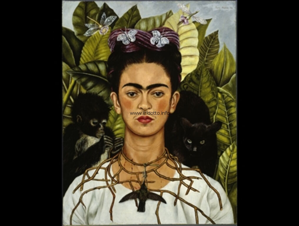 Frida Kahlo, Autoritratto con collana di spine (1940,…