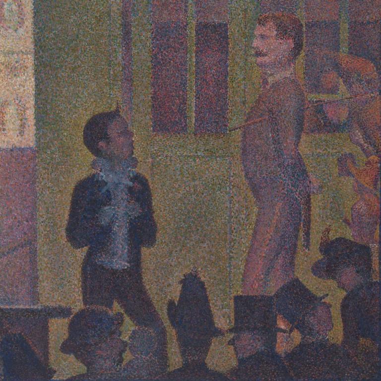 Georges-Pierre Seurat, La parata del circo (1888, olio su…
