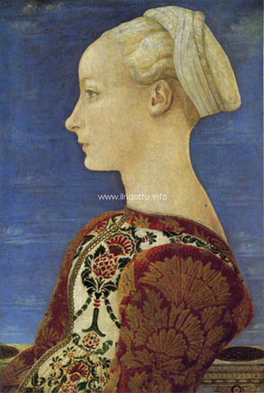 Piero del Pollaiolo, Ritratto di giovane donna, 1465 …