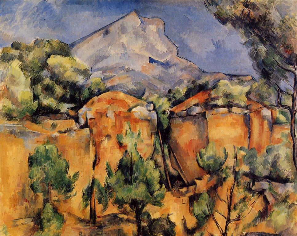 Paul Cézanne, La montagna di Sainte-Victoire vista dalla…