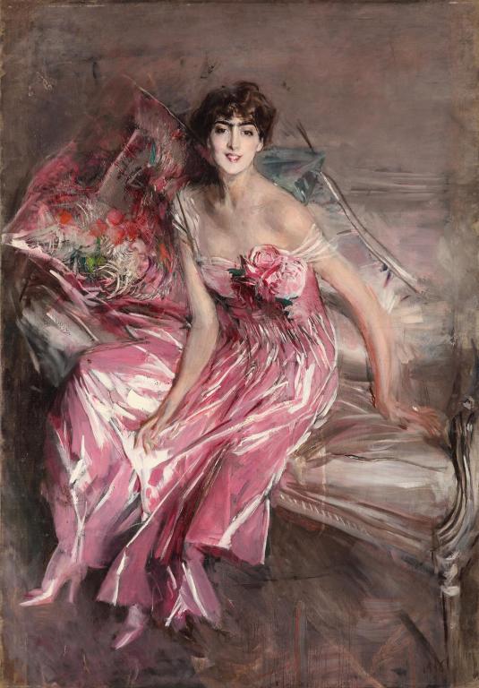 La signora in rosa (Ritratto di Olivia de Subercaseaux…