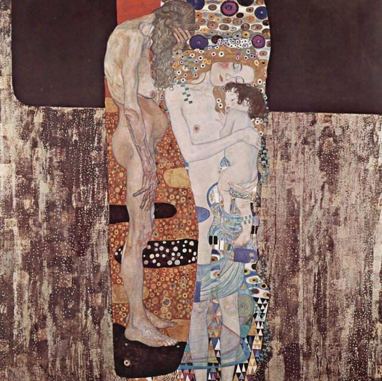 Gustav Klimt Le Tre Età della Donna (1905, olio su tela;…