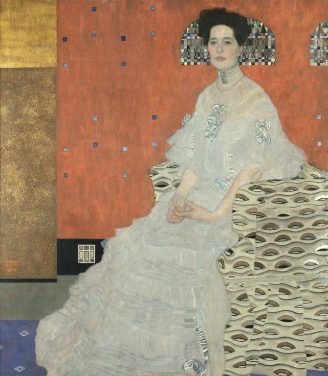 Gustave Klimt, Fitza Riedler (1906, olio su tela 153x133cm;…