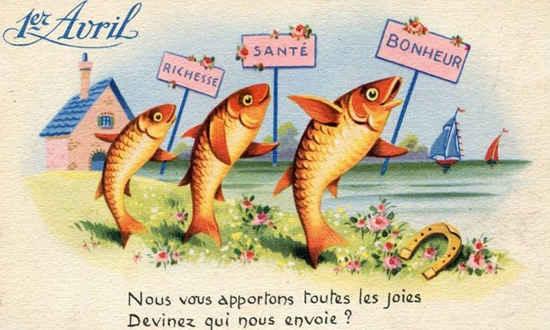 Cartolina francese del secolo scorso.