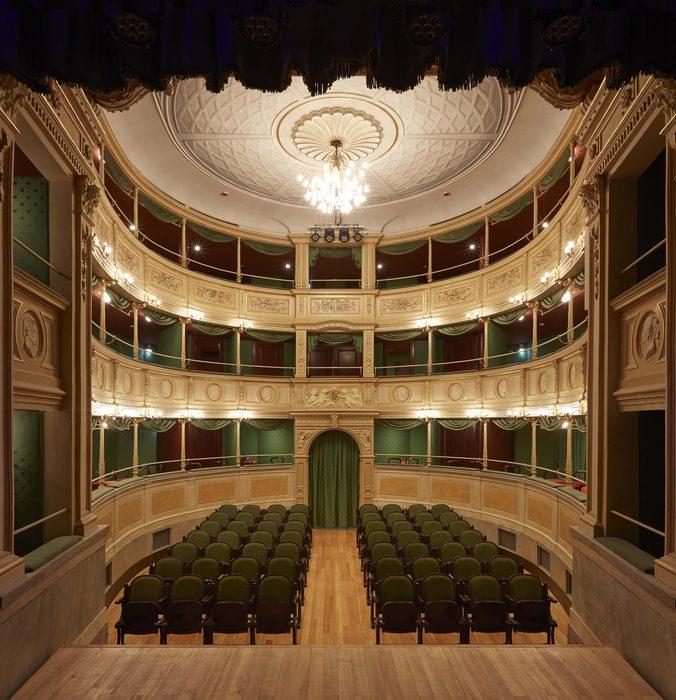 Il Teatro Gerolamo di Milano appena restaurato (foto Ansa…
