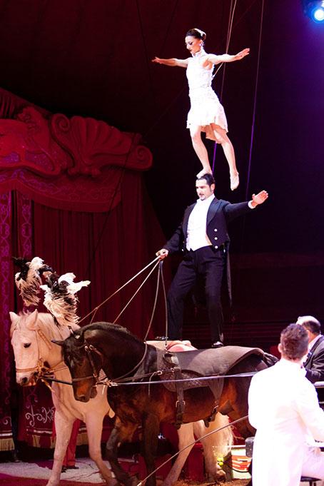 Ingrid e Braian Casartelli al Circo Medrano (fonte: Circo…