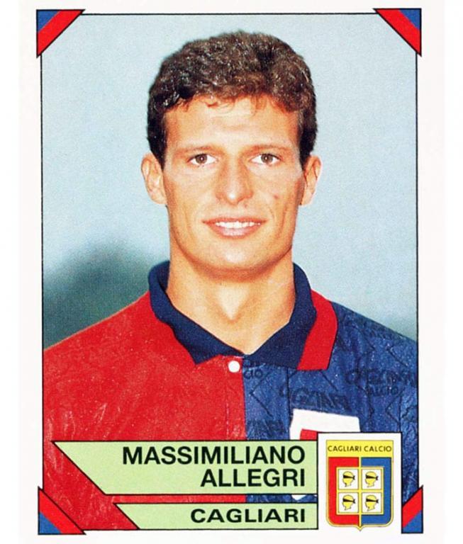 Massimiliano Allegri quando giocava nel Cagliari (fonte:…