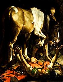 La conversione di San Paolo dipinta del Caravaggio …