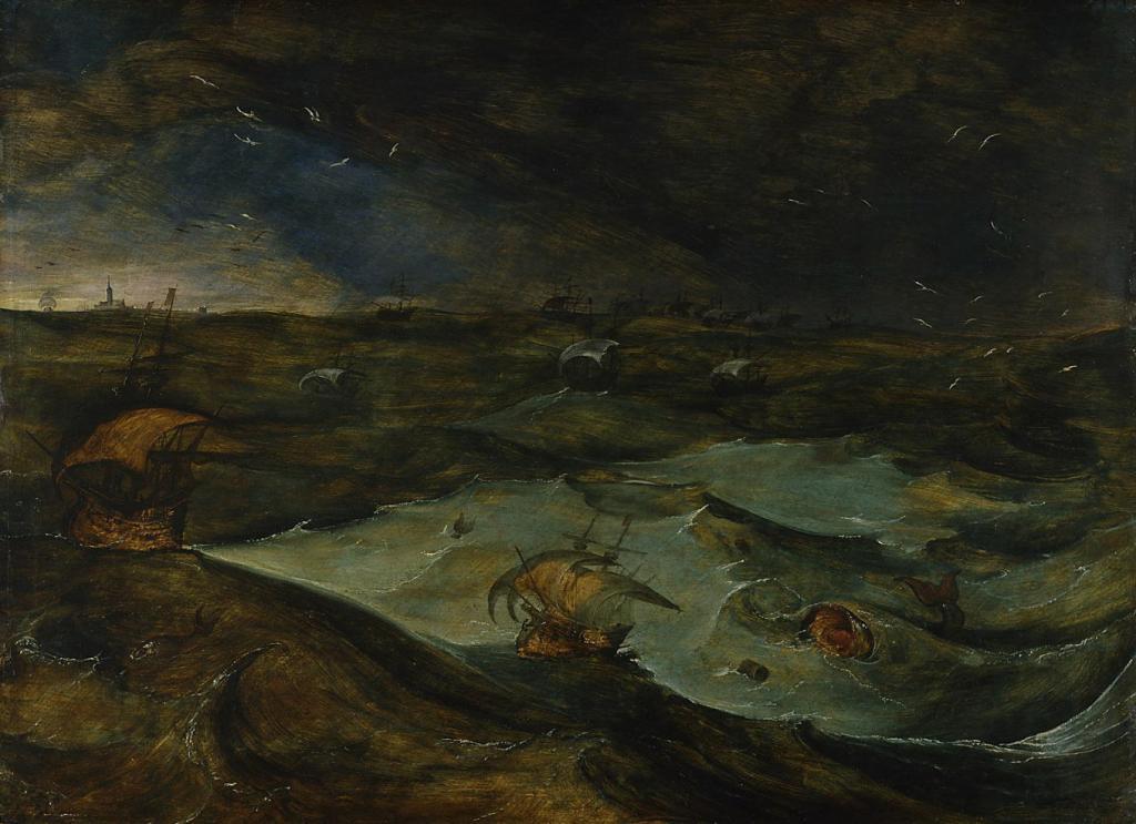 Joos de Momper  (1564–1635), Tempesta in mare (1630, Kunsthistorisches Museum Wien).