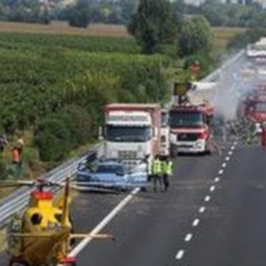 Un incidente sull'A4 nei pressi di Cessalto (fonte: tribunatreviso.gelocal.it).