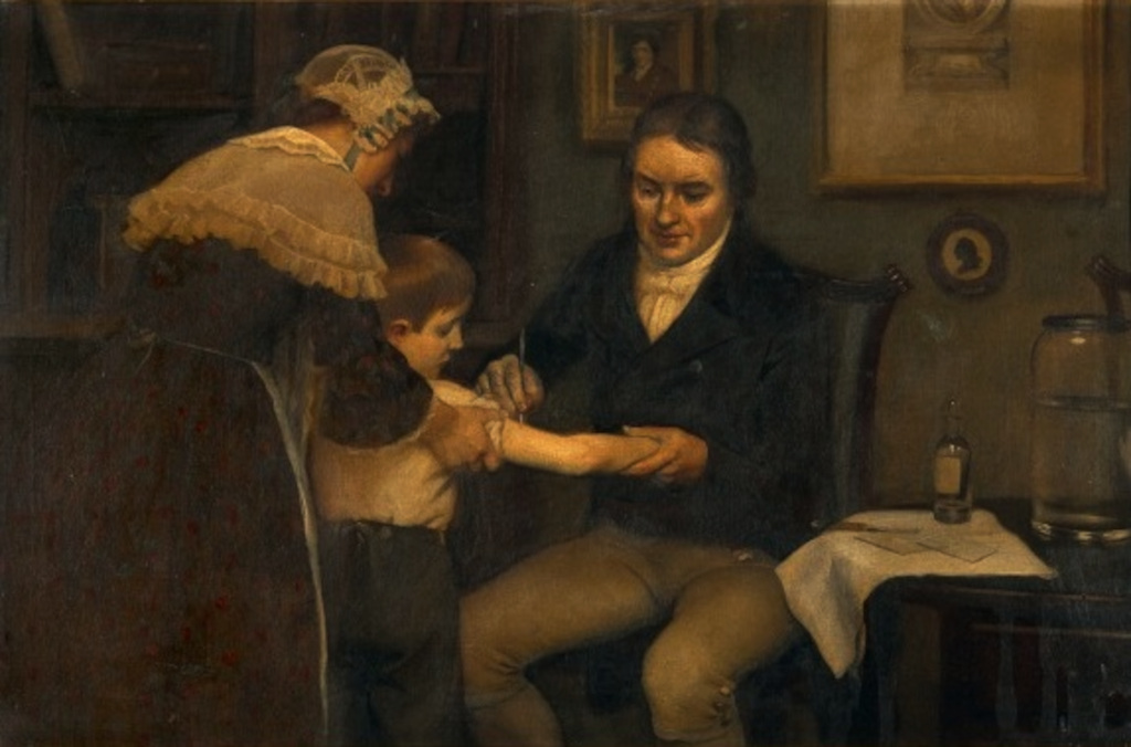 14 maggio 1796: Edward Jenner (1749 – 1823) pratica la prima vaccinazione della storia su  James Phipps, un bimbo di otto anni (fonte: en.wikipedia.org).