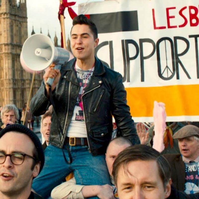 Una scena di Pride (2014, regia di Matthew Warchus).