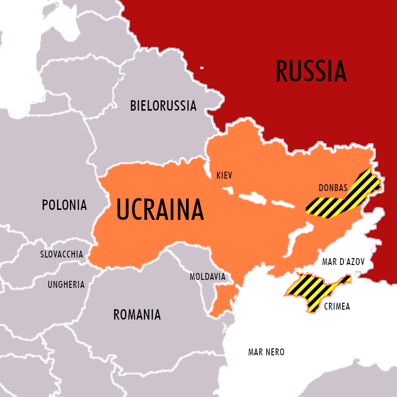 Ucraina, Russia e i loro vicini (fonte: Il Ridotto).