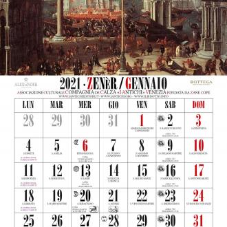 Il Calendario de I Antichi 2021.